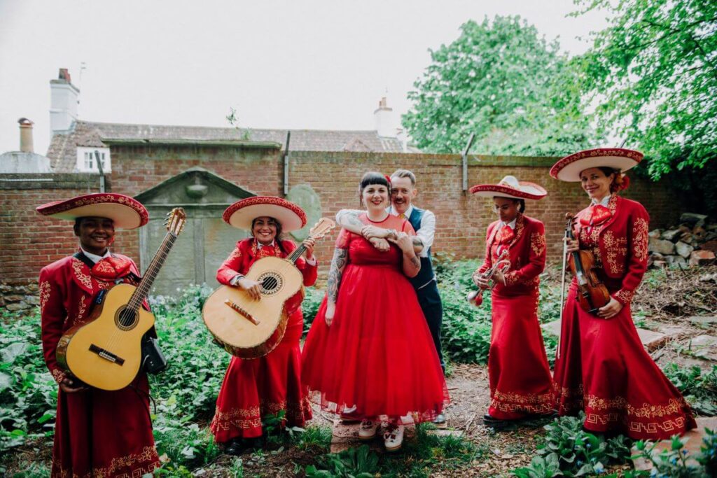 Female mariachi band wedding ceremony bristol
